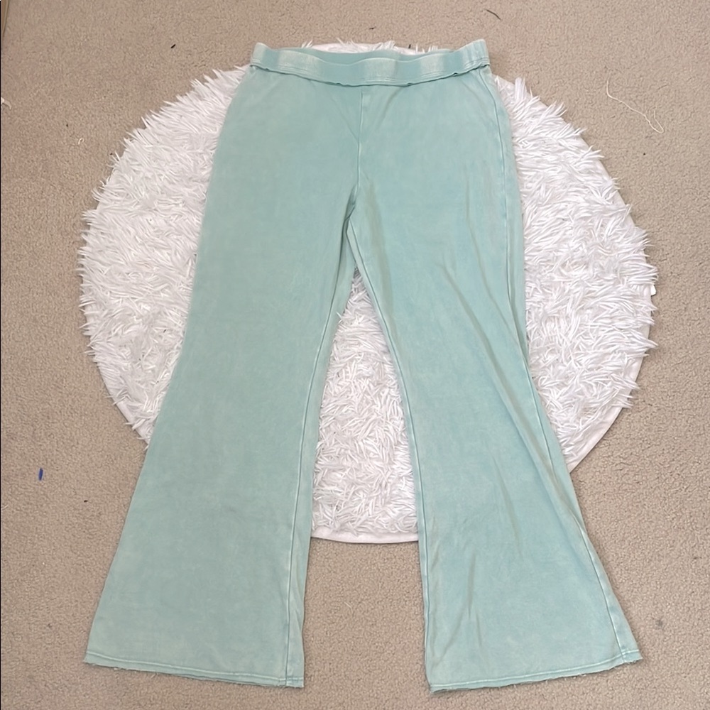 Art Class Green Casual Flared Bottoms